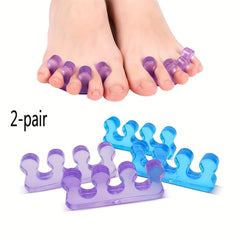 4pcs Women's Pedicure Toe Separator Toe Pad Overlapping Toe Corrector