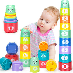 Track Toy for Grasping Training and Stacking Puzzle