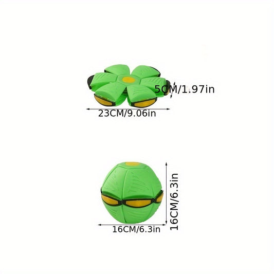 Elastic Deformed Flying Saucer Ball Outdoor Educational Toy