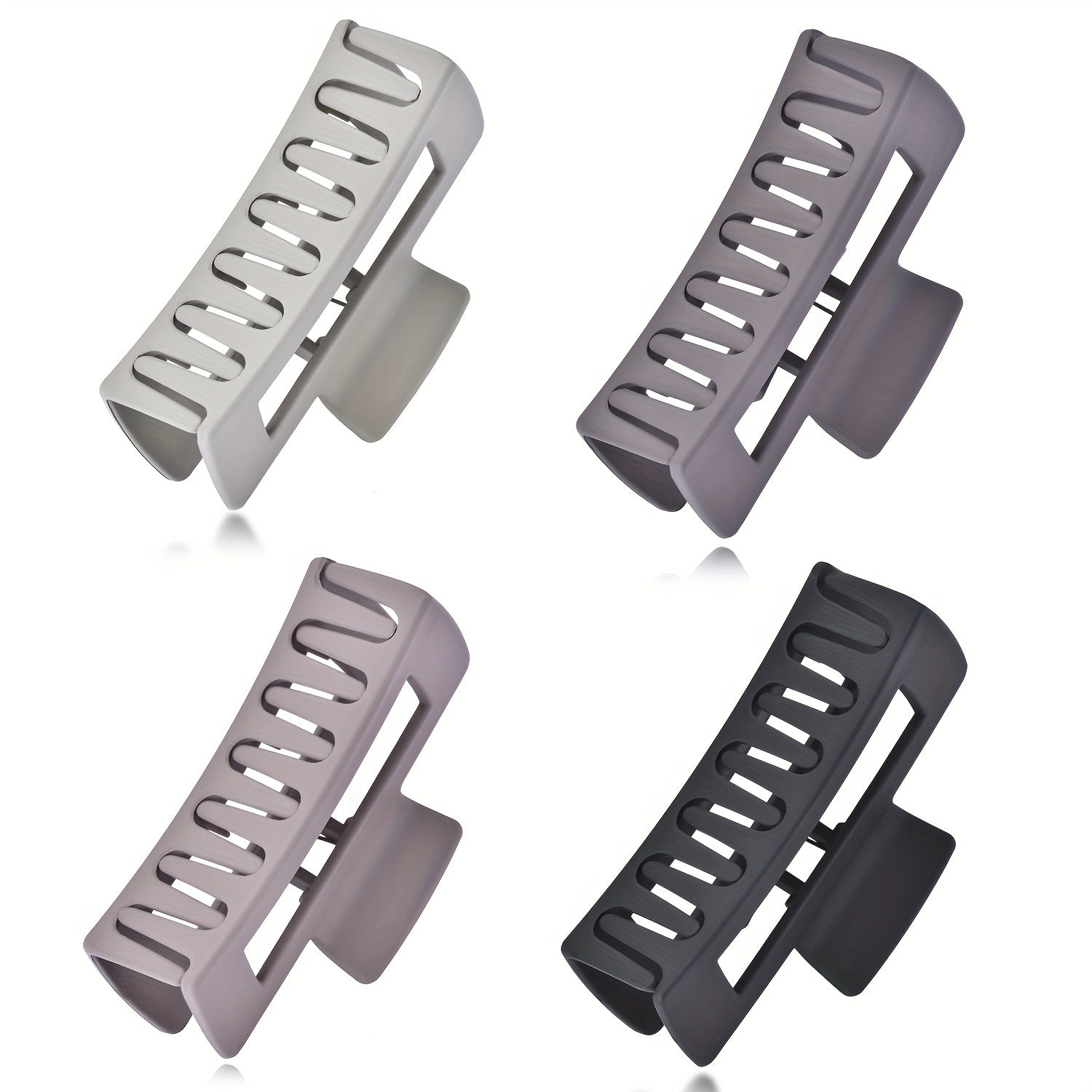 4Pcs Large Non-slip Hair Claw Clips for Women Strong Hold Hair Accessories