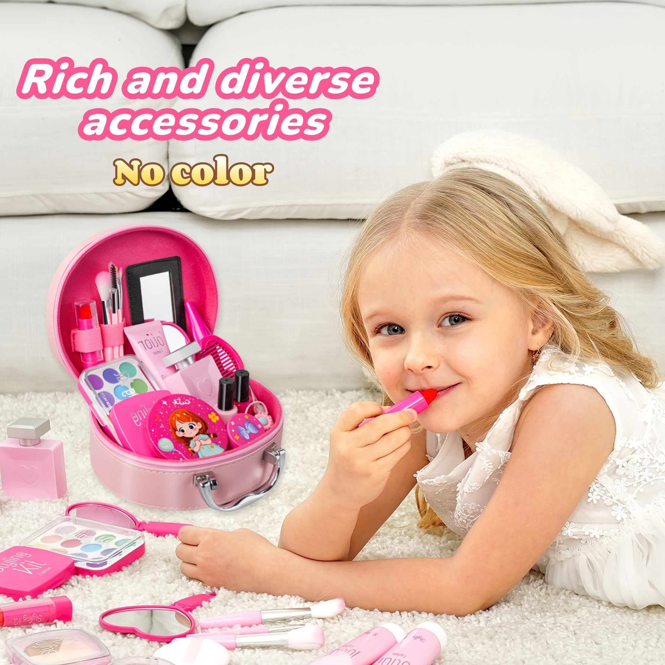 Princess Handbag Cosmetics Toy Party Box Decorations Gift Set