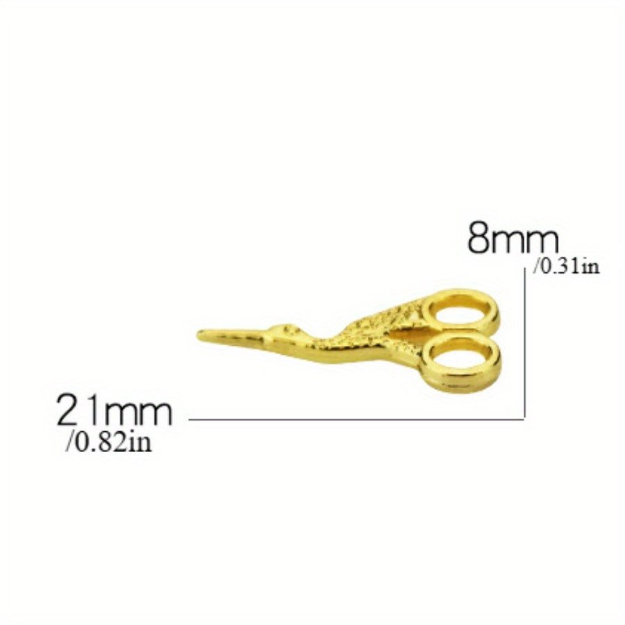 Vintage Scissors Mini Dollhouse Accessory Retro Style Crafting Tool