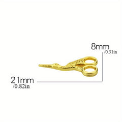 Vintage Scissors Mini Dollhouse Accessory Retro Style Crafting Tool