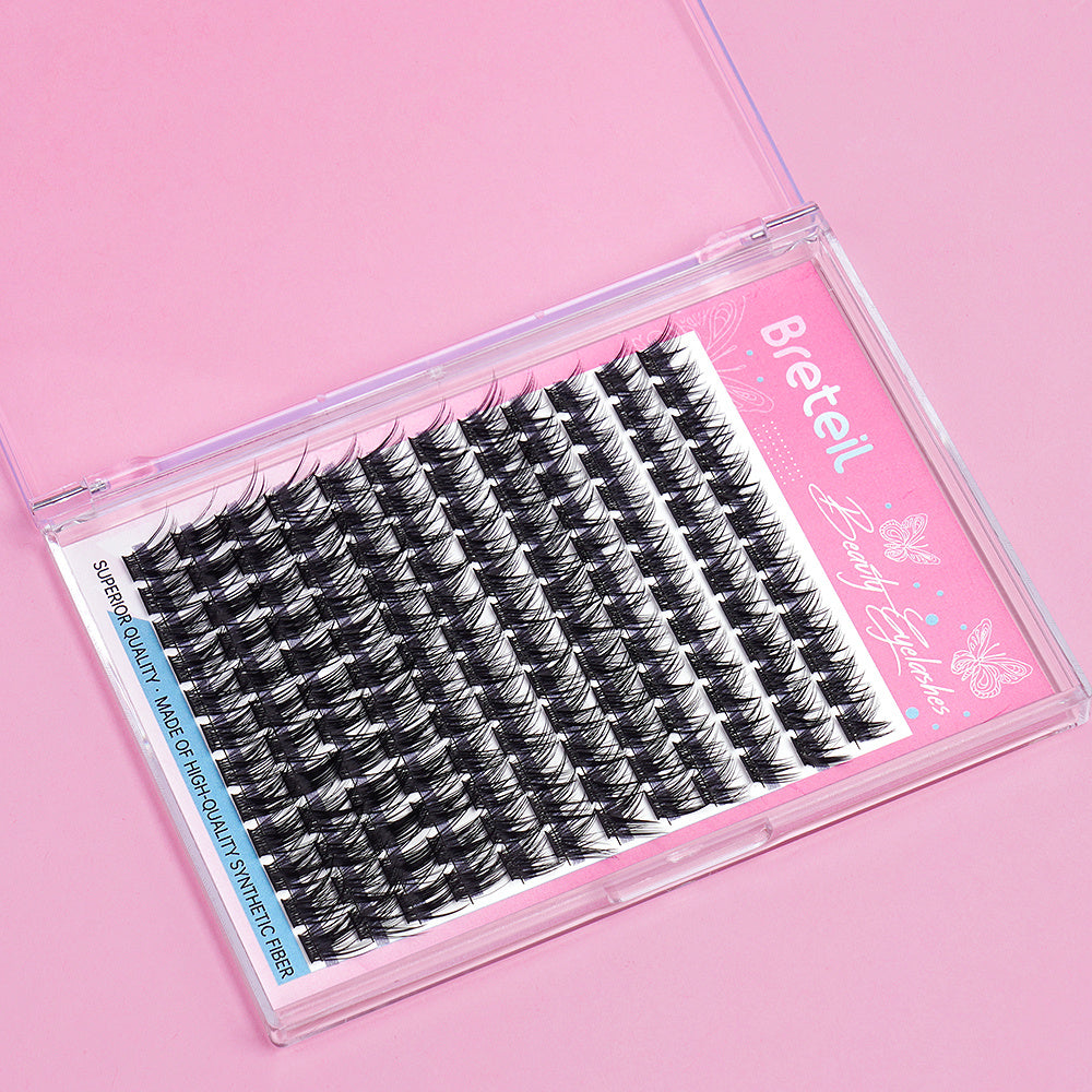 12 Rows False Eyelashes 50P C Curling DIY Eyelash Extensions for Girls & Women