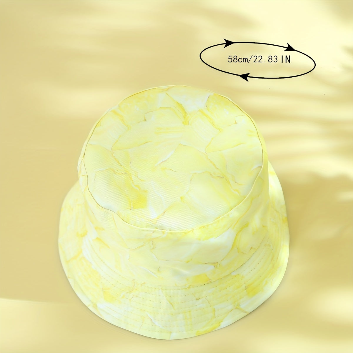 Tie Dye Print Bucket Hat Reversible Lightweight Breathable Unisex Sun Hats