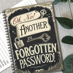 Spiral Password Notebook for Internet & Computer Login