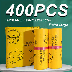 400pcs Waterproof Packaging Bags | Small Size for Mailing | Value Pack