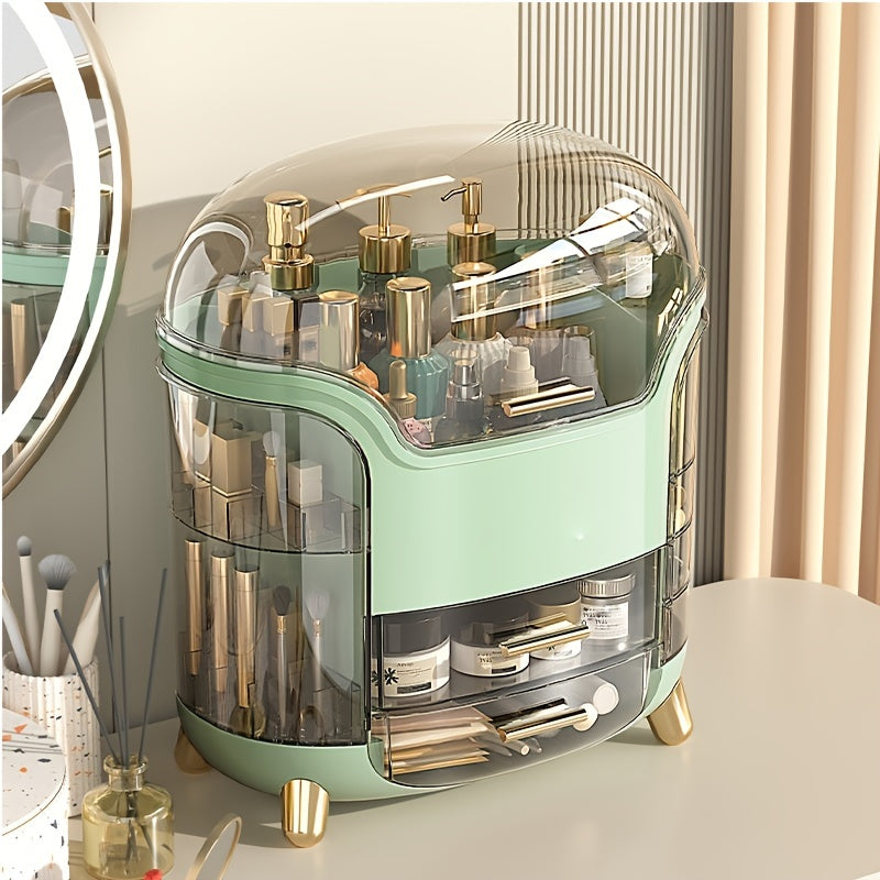 Clear Makeup Storage Box Dustproof Cosmetic Organizer