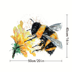 Bee Picking Flowers Painting By Numbers For Adults