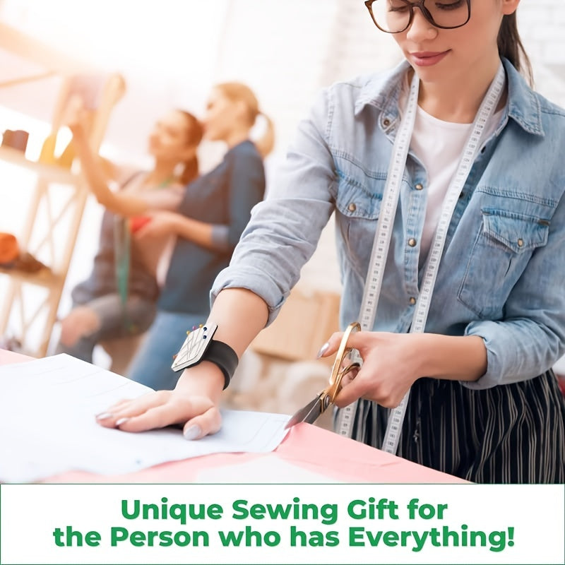 Magnetic Wrist Pincushion Sewing Support Bracelet