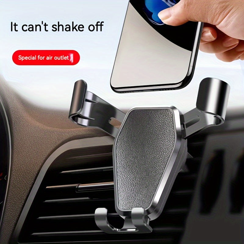 Car Navigation Phone Holder Air Outlet Anti Shaking Gravity Car Holder