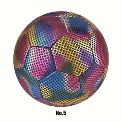 6pcs No 5 Soccer Ball School Training Hexagonal Water Drop Design