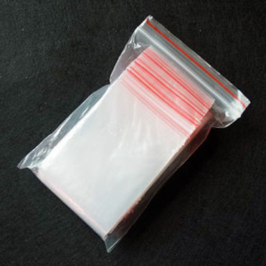 100 Pcs Clear Zipper Bags for Cloths Jewerly Tiny Items