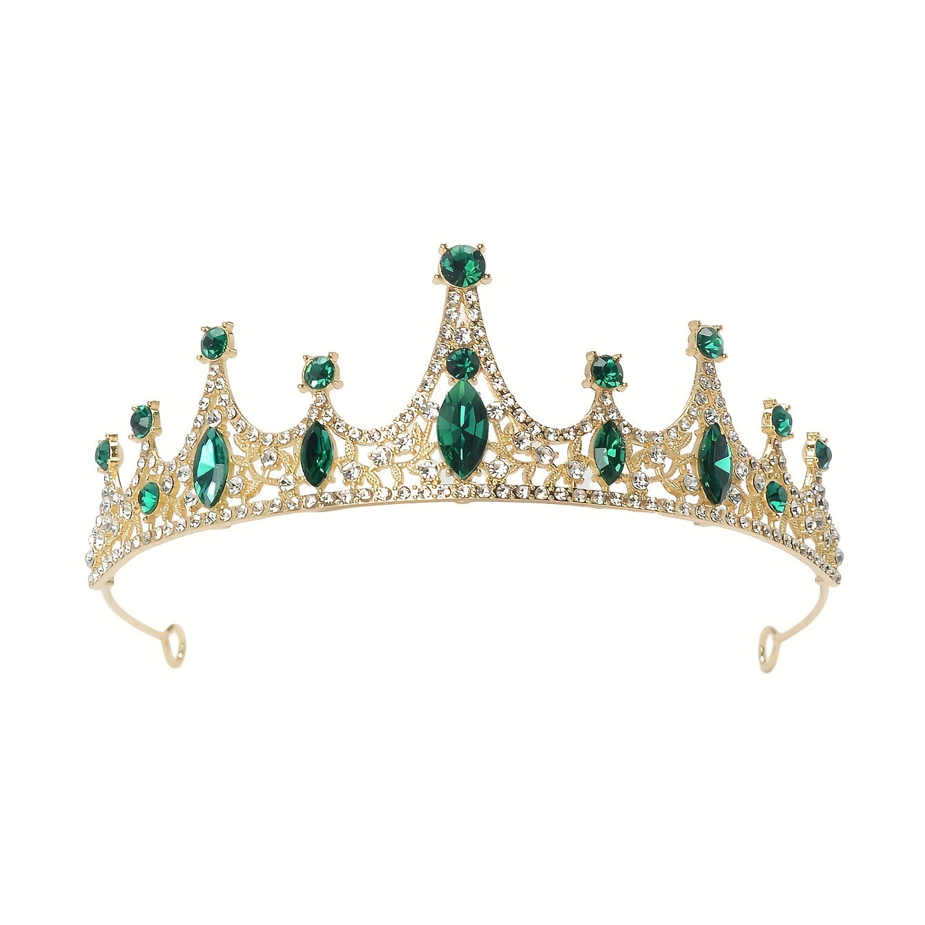 Crystal Bridal Tiara Crown Bride Headband Wedding Hair Jewelry