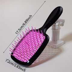 Heart Shaped Detangling Hair Brush Wet & Dry Use Easy to Clean Travel Friendly