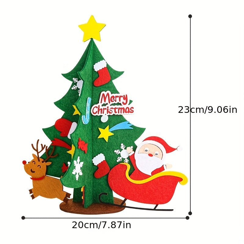 DIY Desktop Christmas Tree Material Package Ornaments Decorations