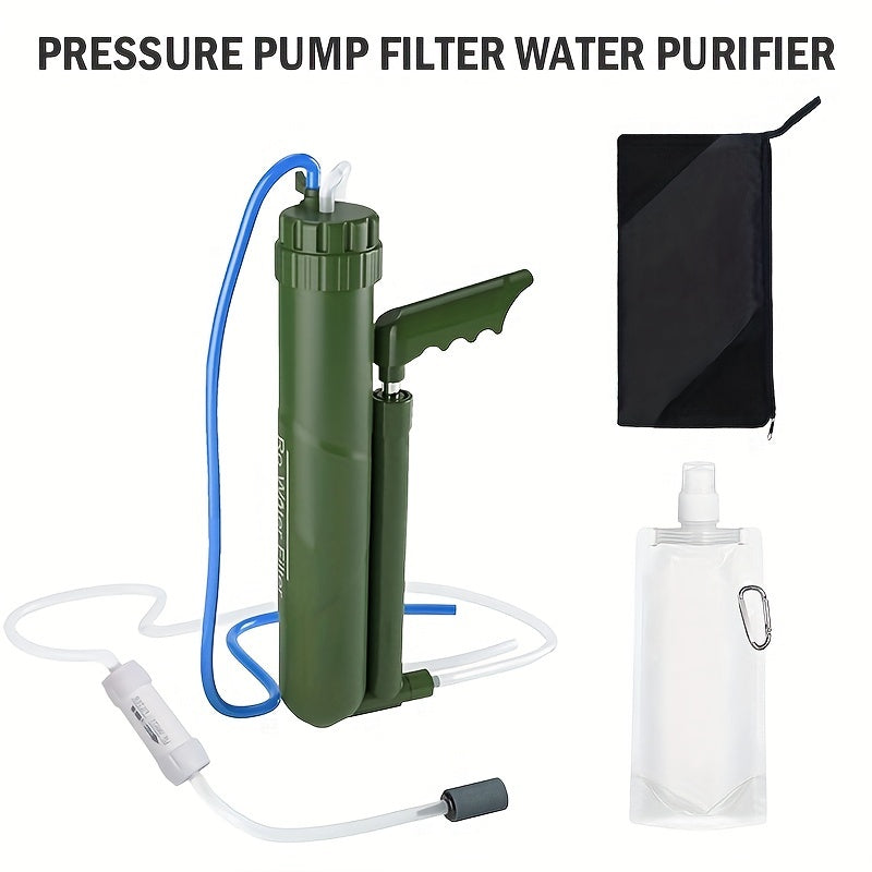 Outdoor Pressure Pump Water Filter - Emergency Professional Water Purifier
