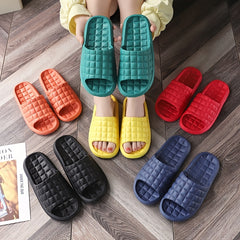 Women's Plaid Soft Sole House Slides Comfortable Slippers