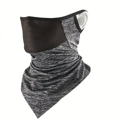Ice Silk Sunscreen Riding Ear Hanging Ear Mask Breathable Mesh