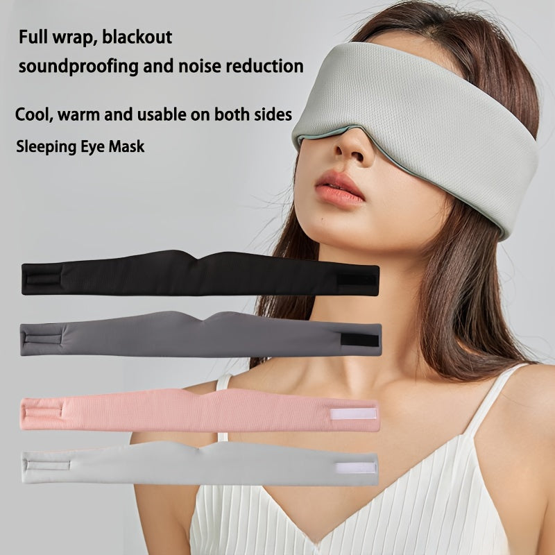 Double Sided Blackout Sleep Eye Mask Soft Comfy Blindfold
