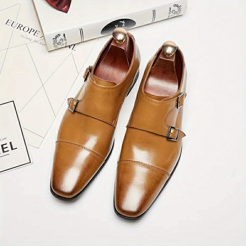 Vintage Brogue Oxford Men's Business Shoes