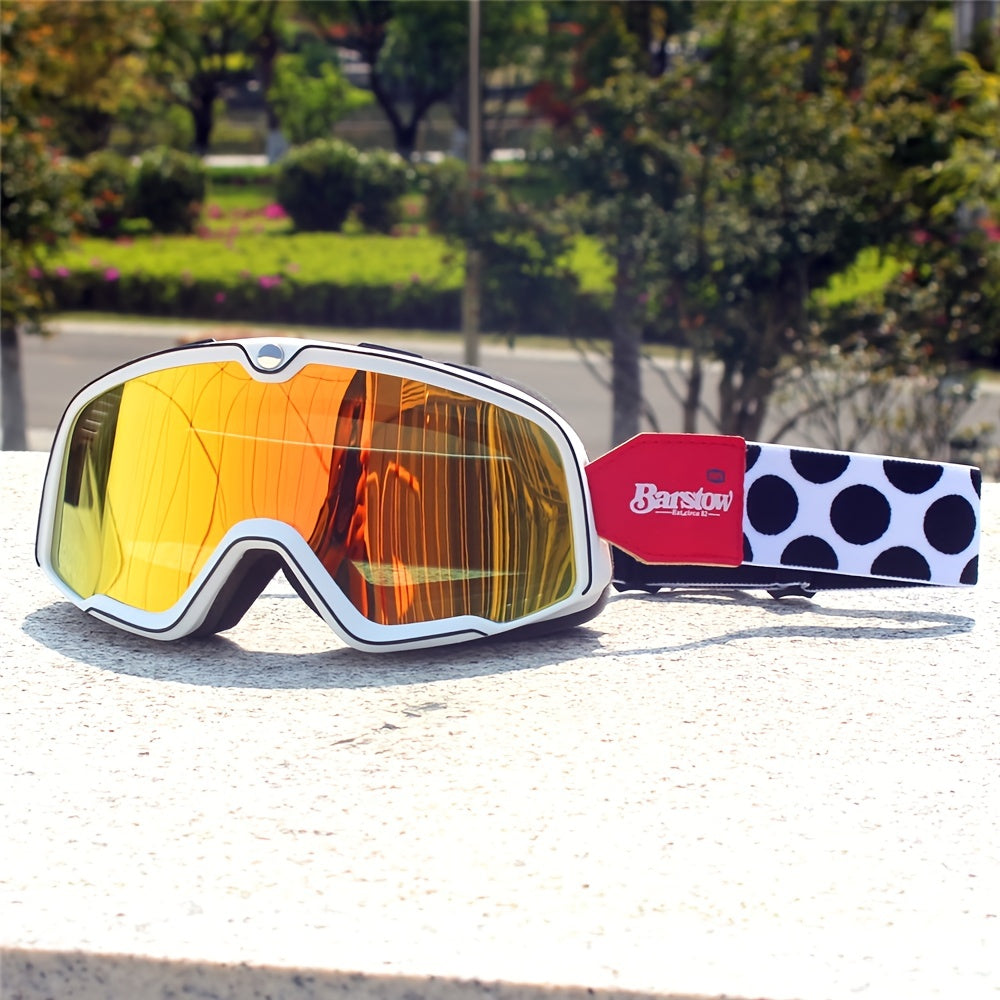 Men's Racing Motocross Retro Motorcycle Glasses