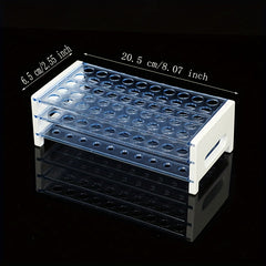 1pc Test Tube Rack for 15-18mm Tubes, Holds 50pcs, Disassemblable