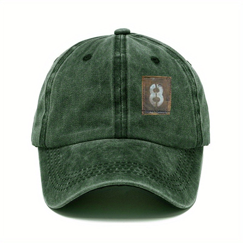 Distressed Vintage Baseball Cap Printed Hat