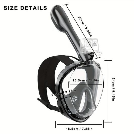 Y3 Full Face Snorkeling & Diving Mask 180 Panoramic View