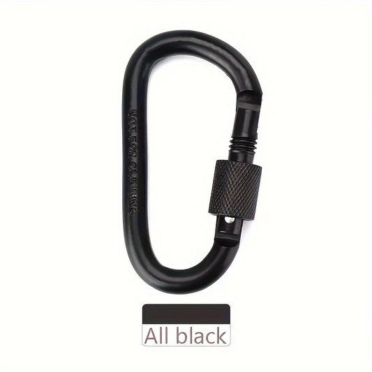 Aluminum Carabiner w/ Screw Lock for Camping Hiking Mountaineering