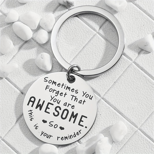 Reminder Keychain Stainless Steel Gift for Birthdays and Christmas