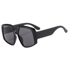Irregular Square Large Frame Sunglasses Punk Oversized Women Gradient Eyeglasses