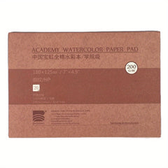 Watercolor Paper Pad 300gsm 20 Sheets Cold Press 63 5KG for Painting & Drawing