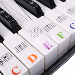 Piano Keyboard Sticker Set Easy to Apply and Remove