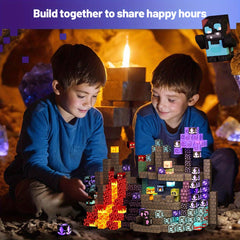 Magnetic Building Blocks 200pcs Devil'S Cave Educational Toy Set Ages 3+