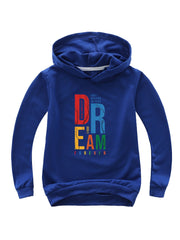 'Dream' Print Hoodie Boys Pullover Hooded Sweatshirt