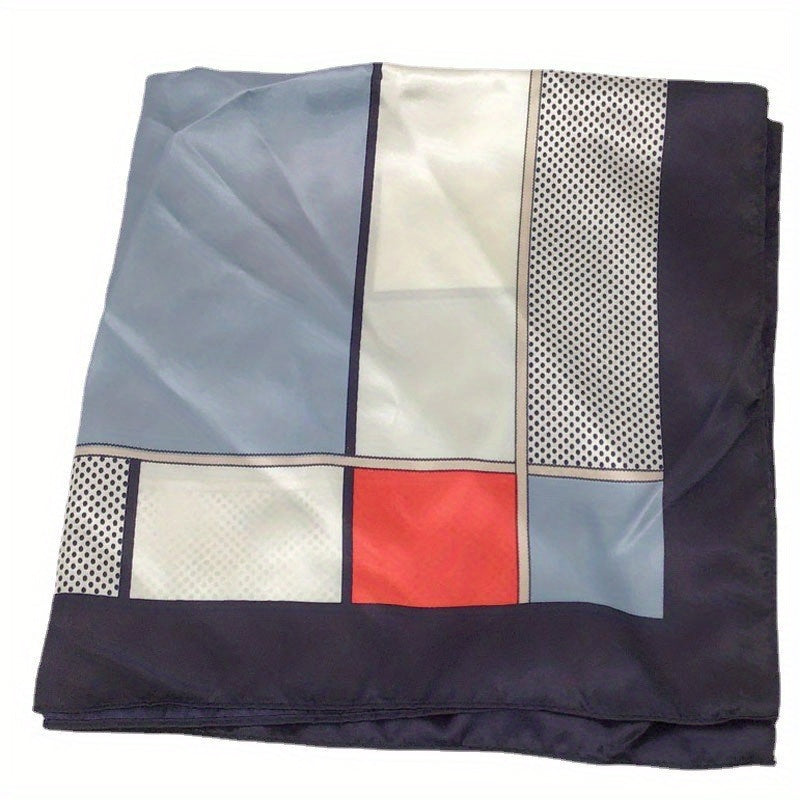 Houndstooth Polka Dot Bandana Shawl Scarf Wrap Casual Head Wrap