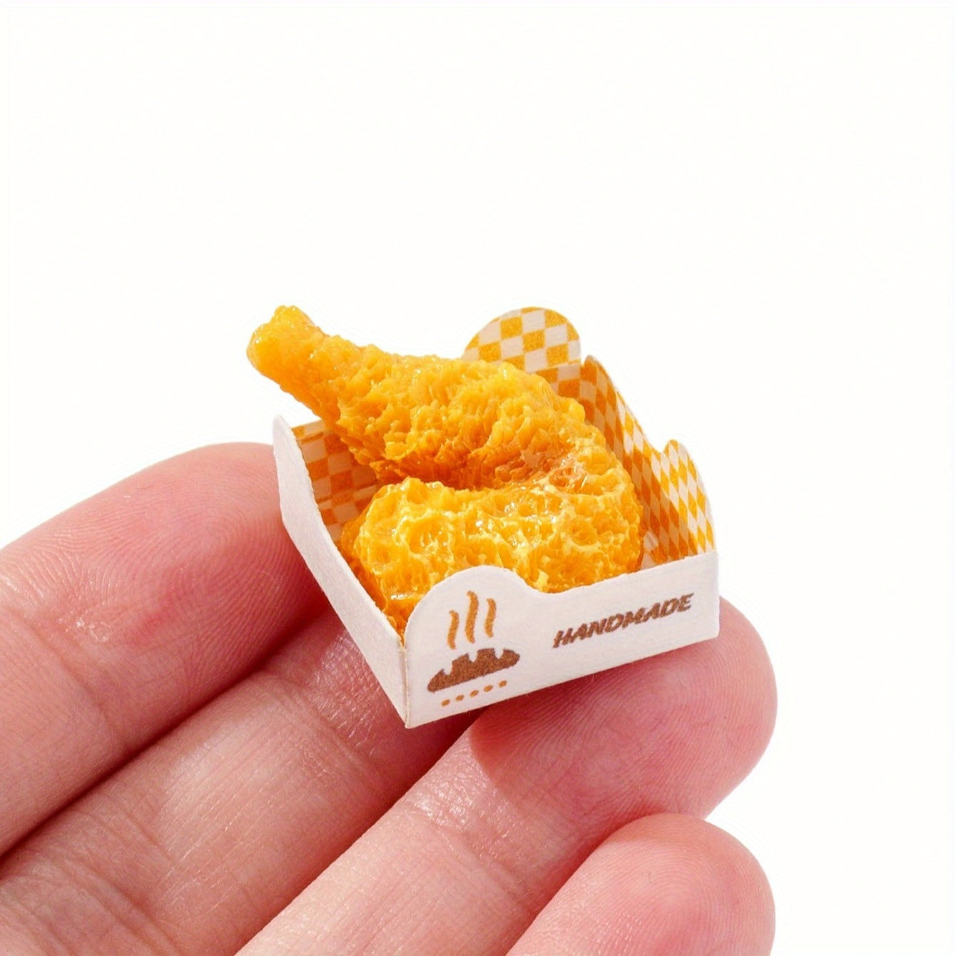 Mini Dollhouse Food Set - Fried Chicken Nuggets, Legs & Wings