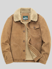 Men's Warm Fleece Full Zip Jacket Lightweight Soft Coat