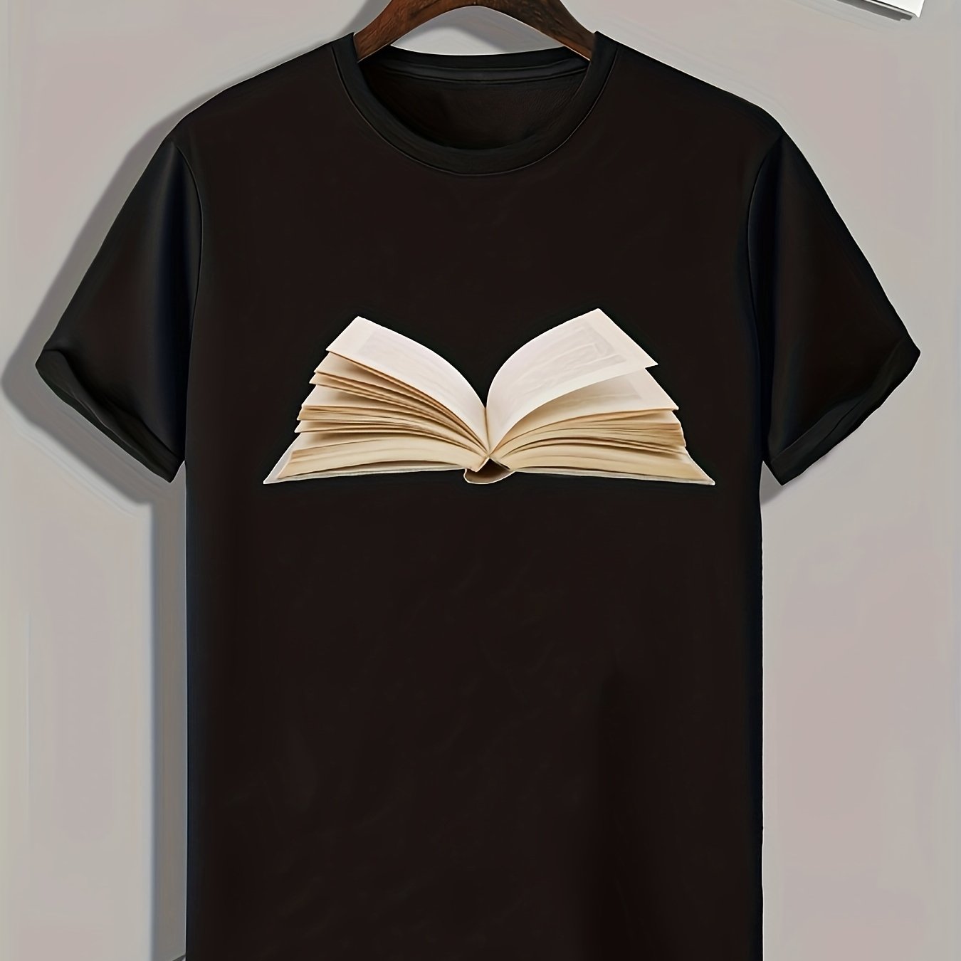 Pattern Print Men's Sports T-shirt for Fitness