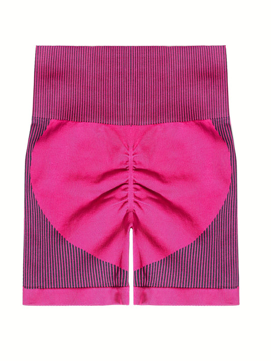 High Waist Sports Biker Shorts Butt Lifting Gym Yoga Shorts
