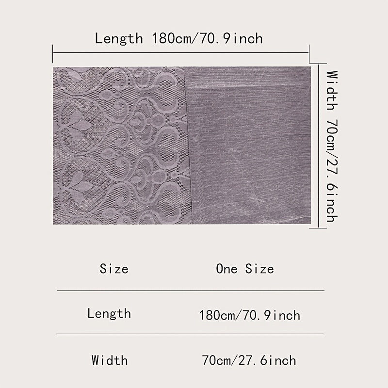Solid Lace Headband Women's Scarf Shawl with Fringe