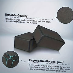 1pc 200G Yoga Blocks For Home Gym Lightweight Non Slip Yoga Brick