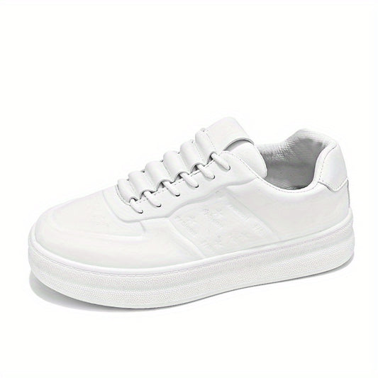 Men's Platform Skate Shoes Lace up Breathable