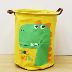 Cartoon Folding Storage Basket Clothes Washing Waterproof Bin