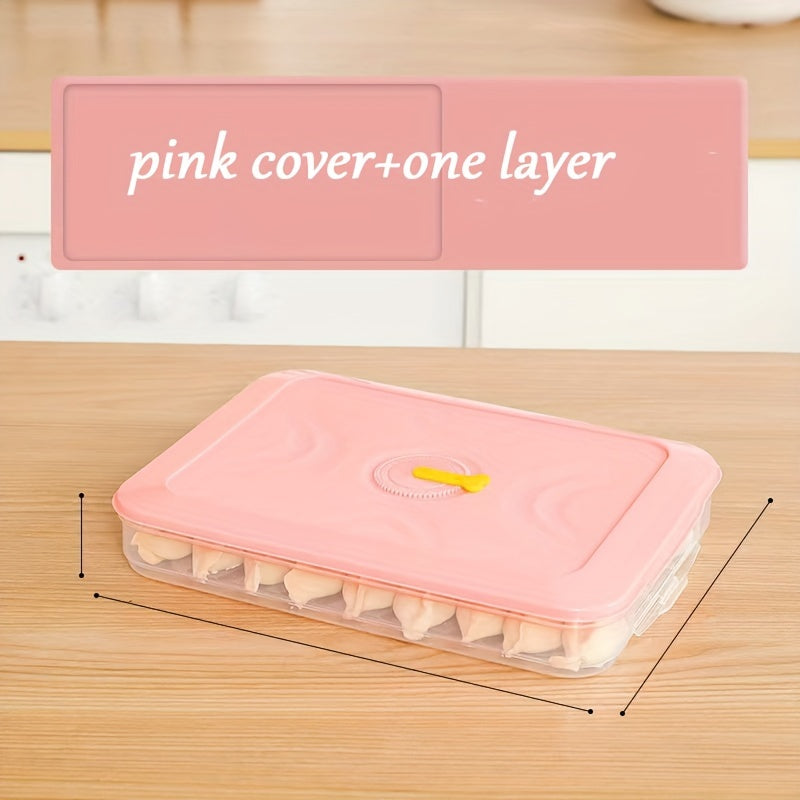 Large Capacity Sealed Dumplings Box With Lid