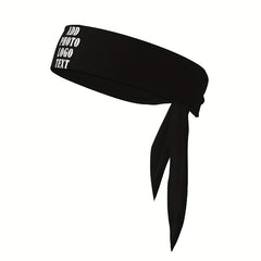 Customizable Sports Headband Stretchy Moisture Wicking Non Slip