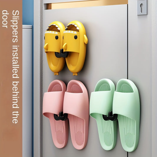 Wall Mounted Slipper Rack No Drilling Shoe Rack Household Organizer