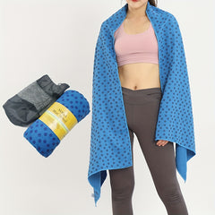 Non-Slip Yoga Towel Pad with Storage Bag