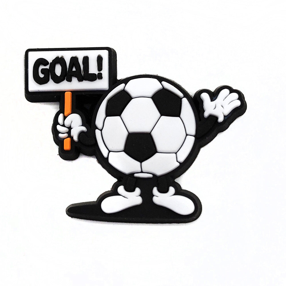 18 Funny Football Shoe Charms for Clogs and Garden Shoes